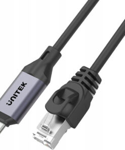 Unitek Usb C Rj-45 Lan Ethernet Cable Network Cable 2m