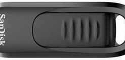 Sandisk Ultra Slider 128GB USB 2.0 Stick με σύνδεση USB-C Μαύρο