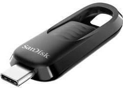 Alternative view of Sandisk Ultra Slider 128GB USB 2.0 Stick με σύνδεση USB-C Μαύρο