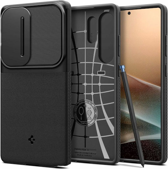 Spigen Optik Armor Back Cover Πλαστικό / Σιλικόνης 2mm Μαύρο (Galaxy S25 Ultra) ACS08969 - Image 2