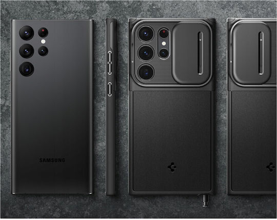 Spigen Optik Armor Back Cover Πλαστικό / Σιλικόνης 2mm Μαύρο (Galaxy S25 Ultra) ACS08969 - Image 5