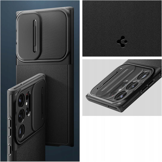 Spigen Optik Armor Back Cover Πλαστικό / Σιλικόνης 2mm Μαύρο (Galaxy S25 Ultra) ACS08969 - Image 7