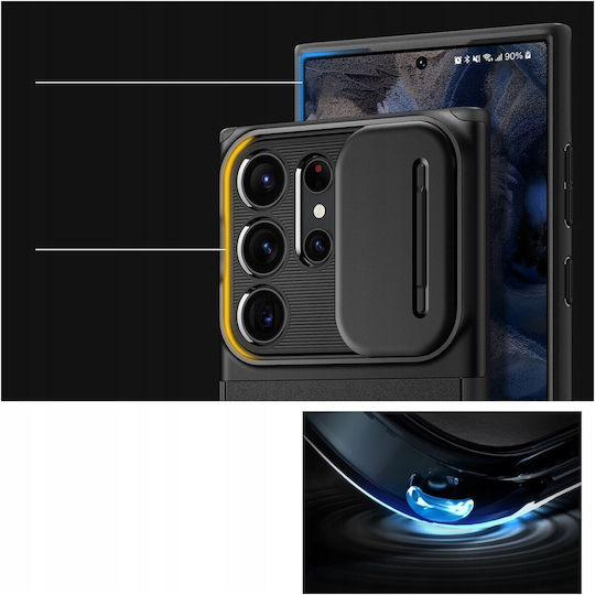 Spigen Optik Armor Back Cover Πλαστικό / Σιλικόνης 2mm Μαύρο (Galaxy S25 Ultra) ACS08969 - Image 8