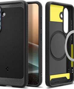 Spigen Rugged Armor Back Cover Σιλικόνης / Πλαστικό 2mm Μαύρο (Galaxy S25) ACS08998
