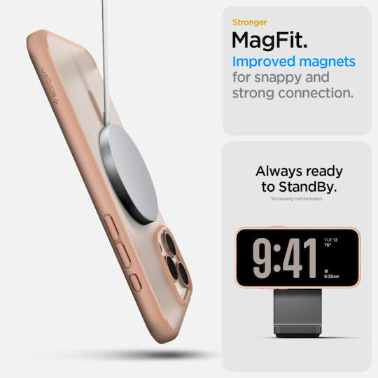 Spigen Ultra Hybrid T Magfit Back Cover Σιλικόνης / Πλαστικό 2mm Ροζ (iPhone 16 Pro) ACS09071 - Image 10