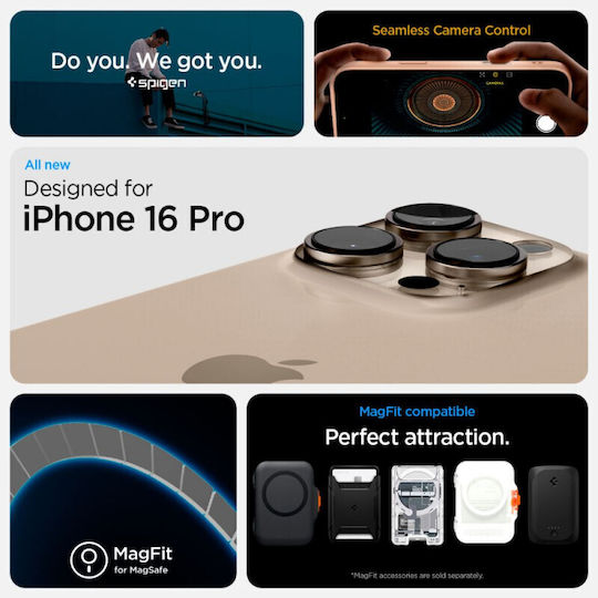 Spigen Ultra Hybrid T Magfit Back Cover Σιλικόνης / Πλαστικό 2mm Ροζ (iPhone 16 Pro) ACS09071 - Image 8