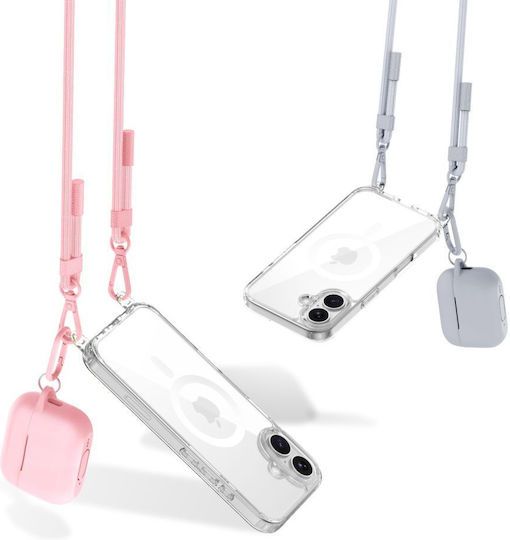 Tech-Protect Flexair Chain Mag Back Cover Σιλικόνης / Πλαστικό Γκρι (iPhone 16) TPFCMIP16GP - Image 3