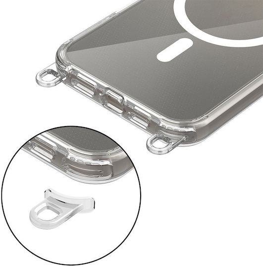 Tech-Protect Flexair Chain Mag Back Cover Σιλικόνης / Πλαστικό Γκρι (iPhone 16) TPFCMIP16GP - Image 2