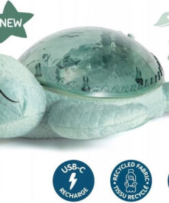 Cloud b Παιχνίδι Ύπνου Tranquil Turtle από Ύφασμα με Μουσική, Φως και Ήχους 9001-GR