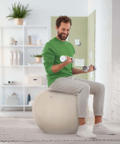 Alternative view of Leitz Ergo 65cm Light Grey Sitting Jump Ball 65420085