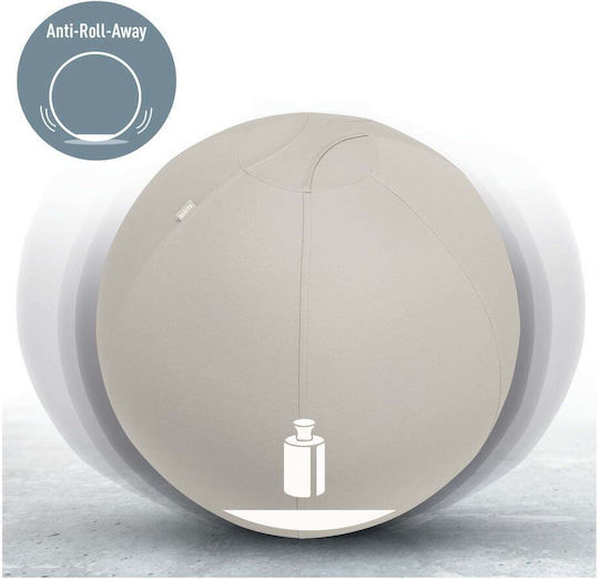 Leitz Ergo 65cm Light Grey Sitting Jump Ball 65420085 - Image 6