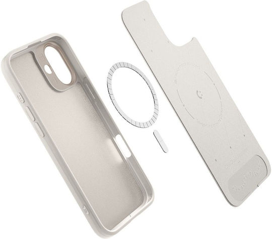 Spigen Cyrill Kajuk MagSafe Back Cover Δερματίνης Μπεζ (iPhone 16) ACS08412 - Image 6