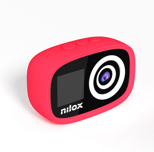 Nilox Compact Φωτογραφική Μηχανή 12MP με Οθόνη 2" Κόκκινη - Image 4