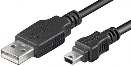 LogiLink USB 2.0 Cable USB-A male - mini USB-A male 2m (CU0014) - Image 3