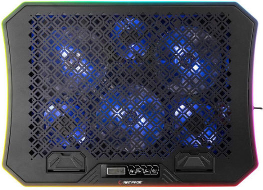 Rampage Metafor Cooling Pad για Laptop με 6 Ανεμιστήρες και Φωτισμό - Image 2