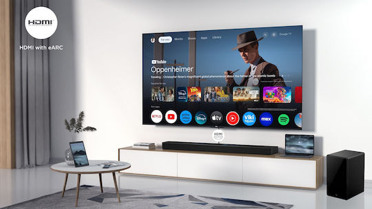 TCL Soundbar 7.1.4 Bluetooth, HDMI και Wi-Fi με Ασύρματο Subwoofer και Τηλεχειριστήριο Μαύρο Q85H - Image 3