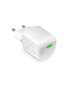 Puro Φορτιστής Χωρίς Καλώδιο GaN με Θύρα USB-C 20W Power Delivery Λευκός (Minipro)