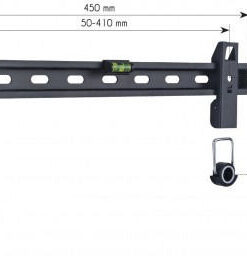 Alternative view of Techly ICA-PLB 139MW Επιτοίχια έως 55" και 50kg