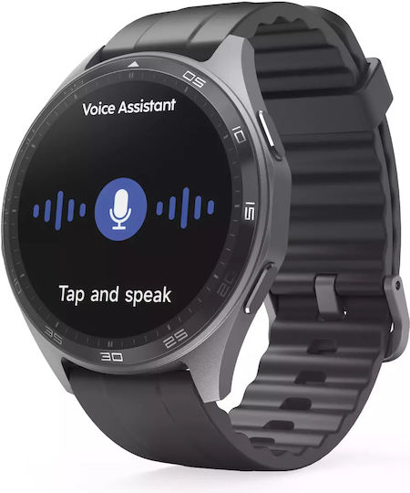 HAMA 7010 46mm Αδιάβροχο Smartwatch με Παλμογράφο (Μαύρο) - Image 5