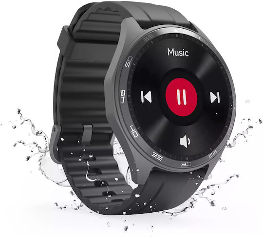 HAMA 7010 46mm Αδιάβροχο Smartwatch με Παλμογράφο (Μαύρο) - Image 8