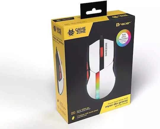 Tracer Gamezone RGB Gaming Ποντίκι 12000 DPI Λευκό - Image 2