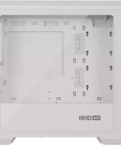 Alternative view of Genesis Irid 503 Gaming Micro Tower Κουτί Υπολογιστή με Πλαϊνό Παράθυρο Λευκό