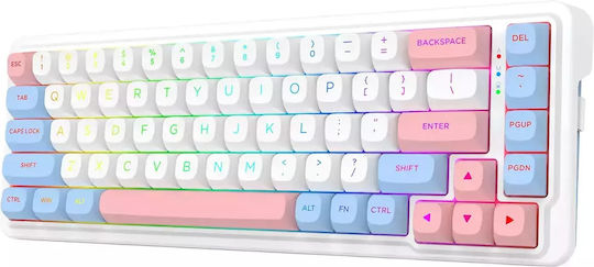 Redragon Ασύρματο Gaming Μηχανικό Πληκτρολόγιο 65% με RGB φωτισμό (Αγγλικό US) - Image 7