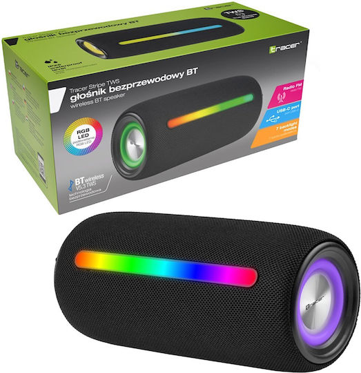 Tracer Stripe Ηχείο Bluetooth 10W με Ραδιόφωνο και Διάρκεια Μπαταρίας έως 5 ώρες Μαύρο - Image 2