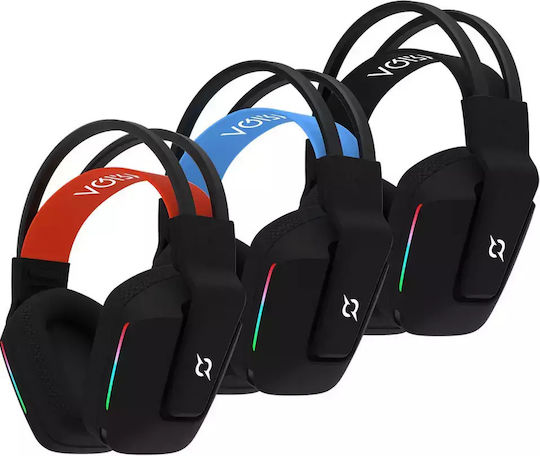 Aqirys Alya 2.0 Ασύρματο Over Ear Gaming Headset με σύνδεση 2.5mm / Bluetooth / USB - Image 7