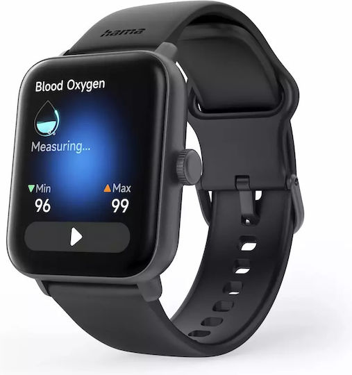 HAMA 6010 49mm Smartwatch με Παλμογράφο (Μαύρο) - Image 3
