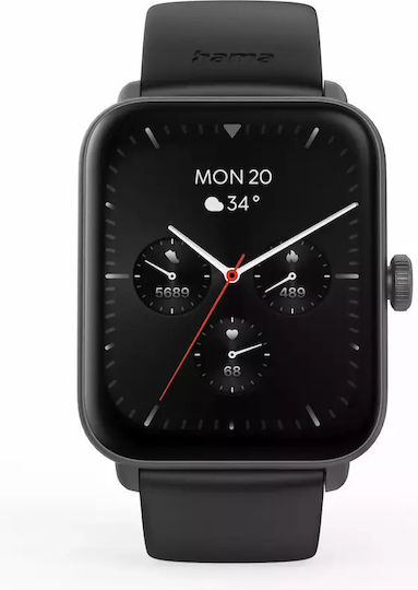 HAMA 6010 49mm Smartwatch με Παλμογράφο (Μαύρο) - Image 5