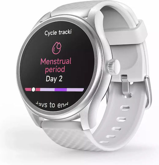 HAMA 5010 46mm Smartwatch με Παλμογράφο (Ασημί) - Image 2