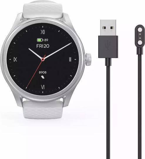 HAMA 5010 46mm Smartwatch με Παλμογράφο (Ασημί) - Image 5