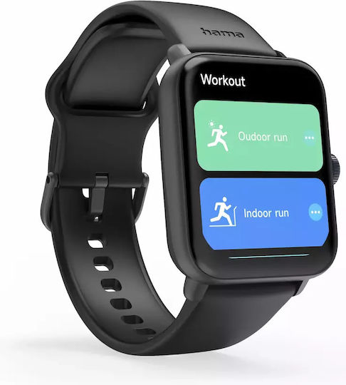 HAMA 6010 49mm Smartwatch με Παλμογράφο (Μαύρο) - Image 9