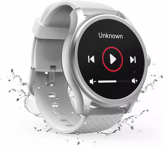 HAMA 5010 46mm Smartwatch με Παλμογράφο (Ασημί) - Image 6