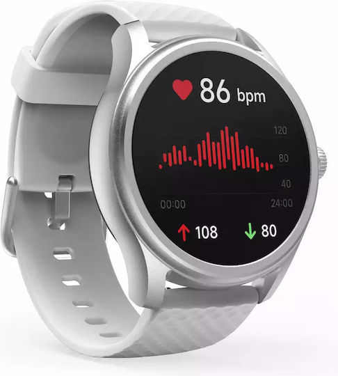 HAMA 5010 46mm Smartwatch με Παλμογράφο (Ασημί) - Image 10