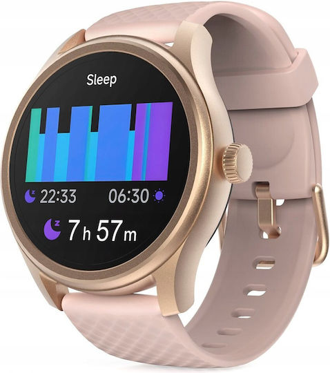 HAMA 5010 46mm Smartwatch με Παλμογράφο (Ροζ Χρυσό)