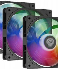 Natec Oxal 120 Case Fan με ARGB Φωτισμό και Σύνδεση 3-Pin / 4-Pin PWM 3τμχ