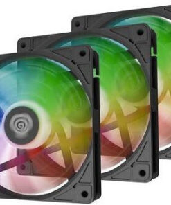 Alternative view of Natec Oxal 120 Case Fan με ARGB Φωτισμό και Σύνδεση 3-Pin / 4-Pin PWM 3τμχ