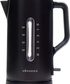 Kohersen Modern Βραστήρας 1.7lt 3000W Μαύρος