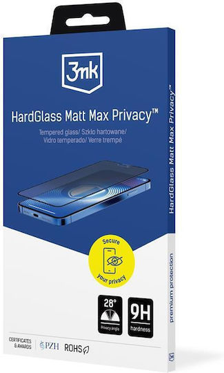 3MK Privacy Ματ Tempered Glass (iPhone 17 / 17 Pro / 16 Pro) - Image 10