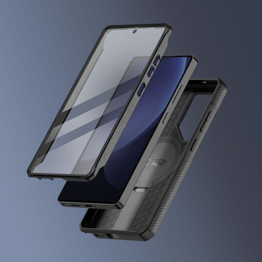 Tech-Protect 360 Full Cover Aramid Fiber Μαύρο (Galaxy S25 Ultra) - Image 5