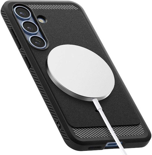 Spigen Rugged Armor Back Cover Σιλικόνης / Πλαστικό 2mm Μαύρο (Galaxy S25) ACS08998 - Image 6