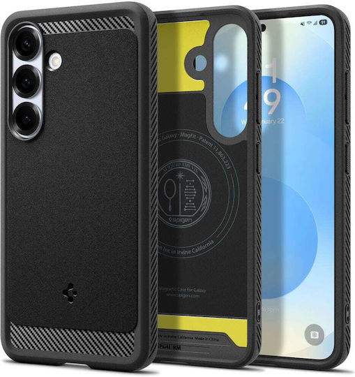 Spigen Rugged Armor Back Cover Σιλικόνης / Πλαστικό 2mm Μαύρο (Galaxy S25) ACS08998 - Image 5