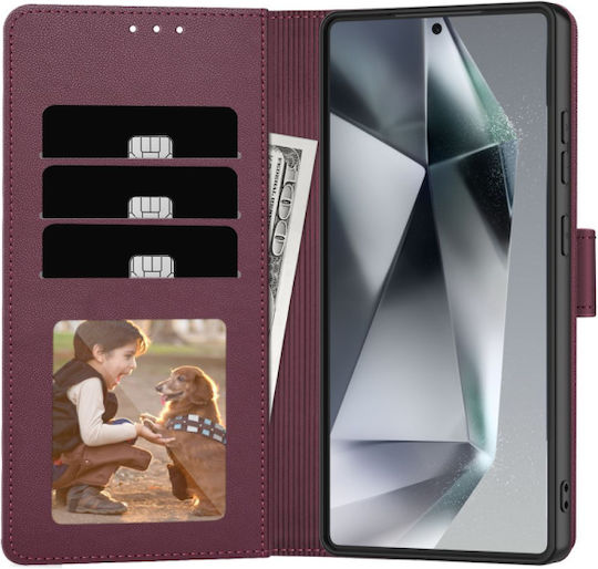Tech-Protect Wallet Δερματίνης Μπορντό (Xiaomi Redmi Note 14 Pro 5G / Poco X7 5G) F5906302361564 - Image 3