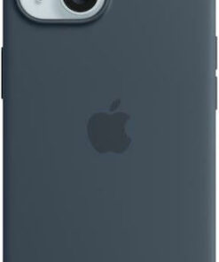 Alternative view of Apple Silicone Case With Magsafe Back Cover Σιλικόνης Μπλε (iPhone 15) MXPF3ZM/A