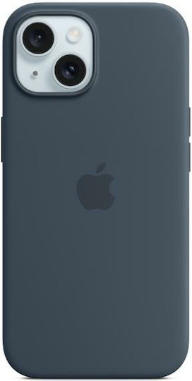 Apple Silicone Case With Magsafe Back Cover Σιλικόνης Μπλε (iPhone 15) MXPF3ZM/A - Image 2