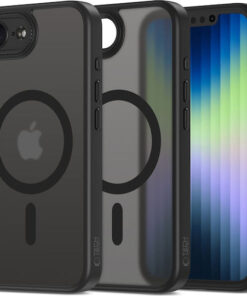 Tech-Protect Magcam Back Cover Μεταλλικό Μαύρο (iPhone 17e / 16e)