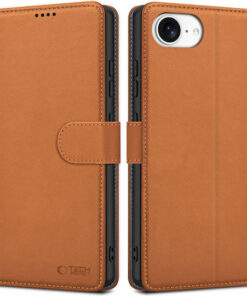 Tech-Protect Wallet Δερματίνης Καφέ (iPhone 17e / 16e)