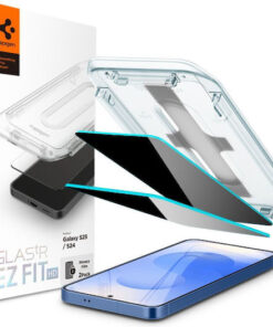 Spigen GLAS.tR EZ Fit Privacy Tempered Glass Μαύρο (Galaxy S25) AGL09308